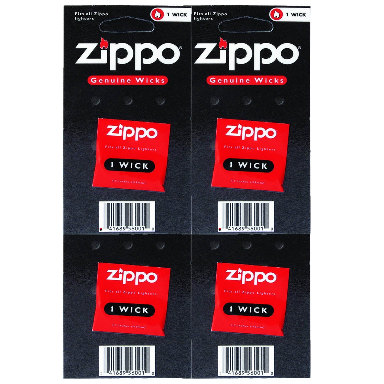 4Pcs Zippo Genuine Wick Replacement