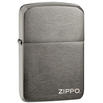 Zippo Black Ice 1941 Replica Logo Lighter