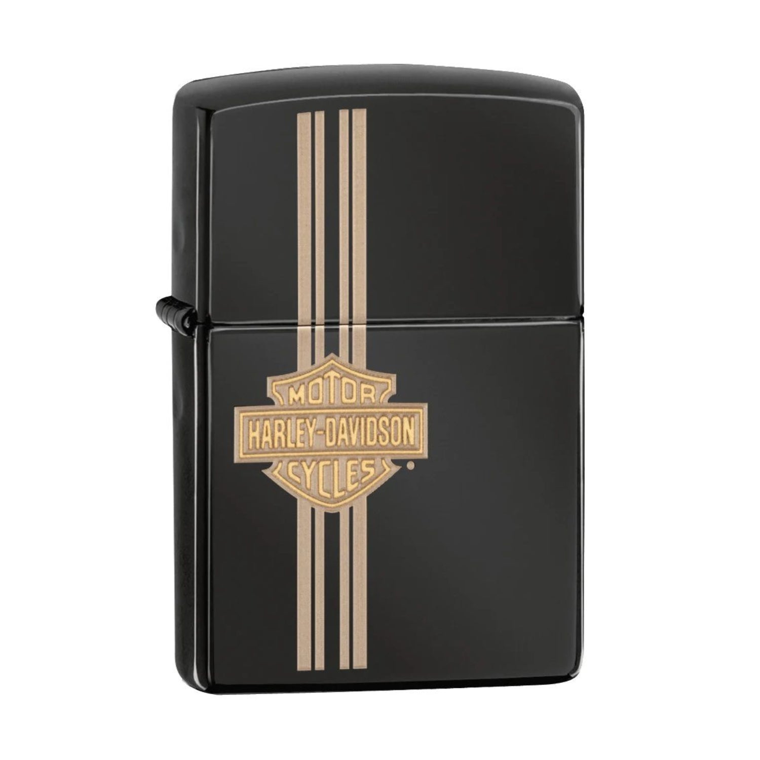 Zippo Lighter Harley Davidson Polish Black