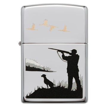 Zippo Hunter Dog And Ducks Lighter