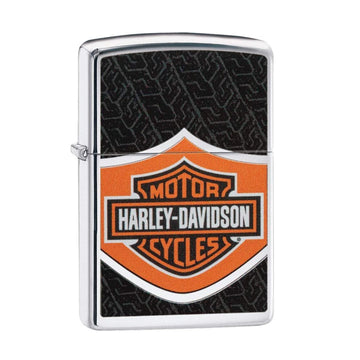 Zippo Lighter Harley Davidson Polish Black