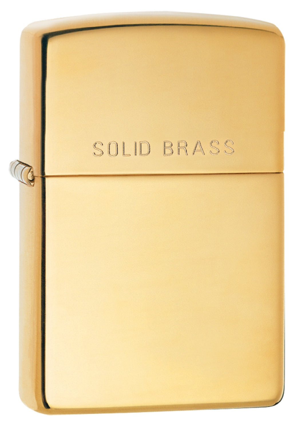 Zippo Classic High Polish Solid Brass Windproof Flame Lighter