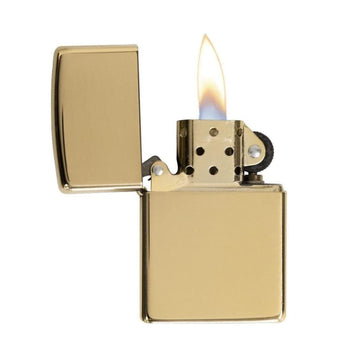 Zippo Lighter Classic High Polish Brass