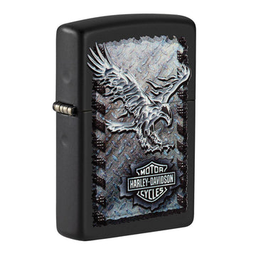 Zippo Harley-Davidson Matt Black Iron Eagle