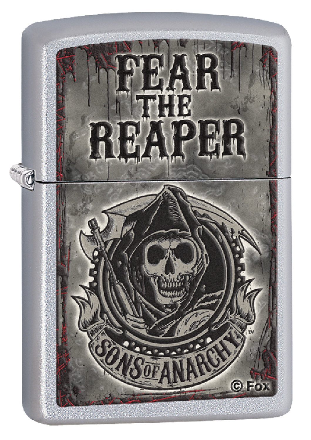Zippo Sons Of Anarchy Chrome Windproof Flame Lighter