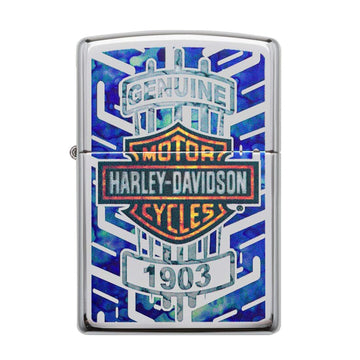 Zippo Harley-Davidson Colourful Chrome High Polish