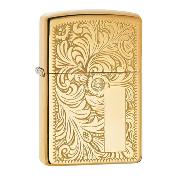 Zippo High Polish Brass Venetian Design Lighter