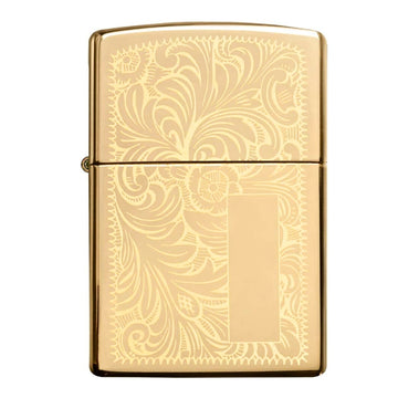 Zippo High Polish Brass Venetian Design Lighter