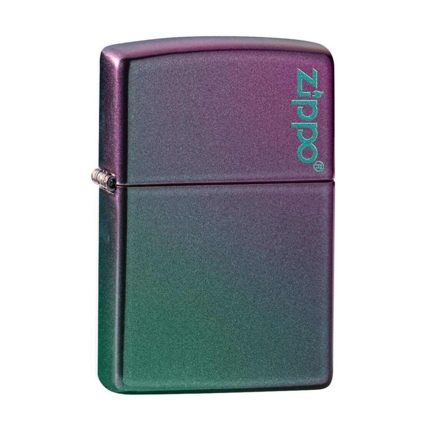 Zippo Lighter Iridescent Zippo Logo Laser Engraved