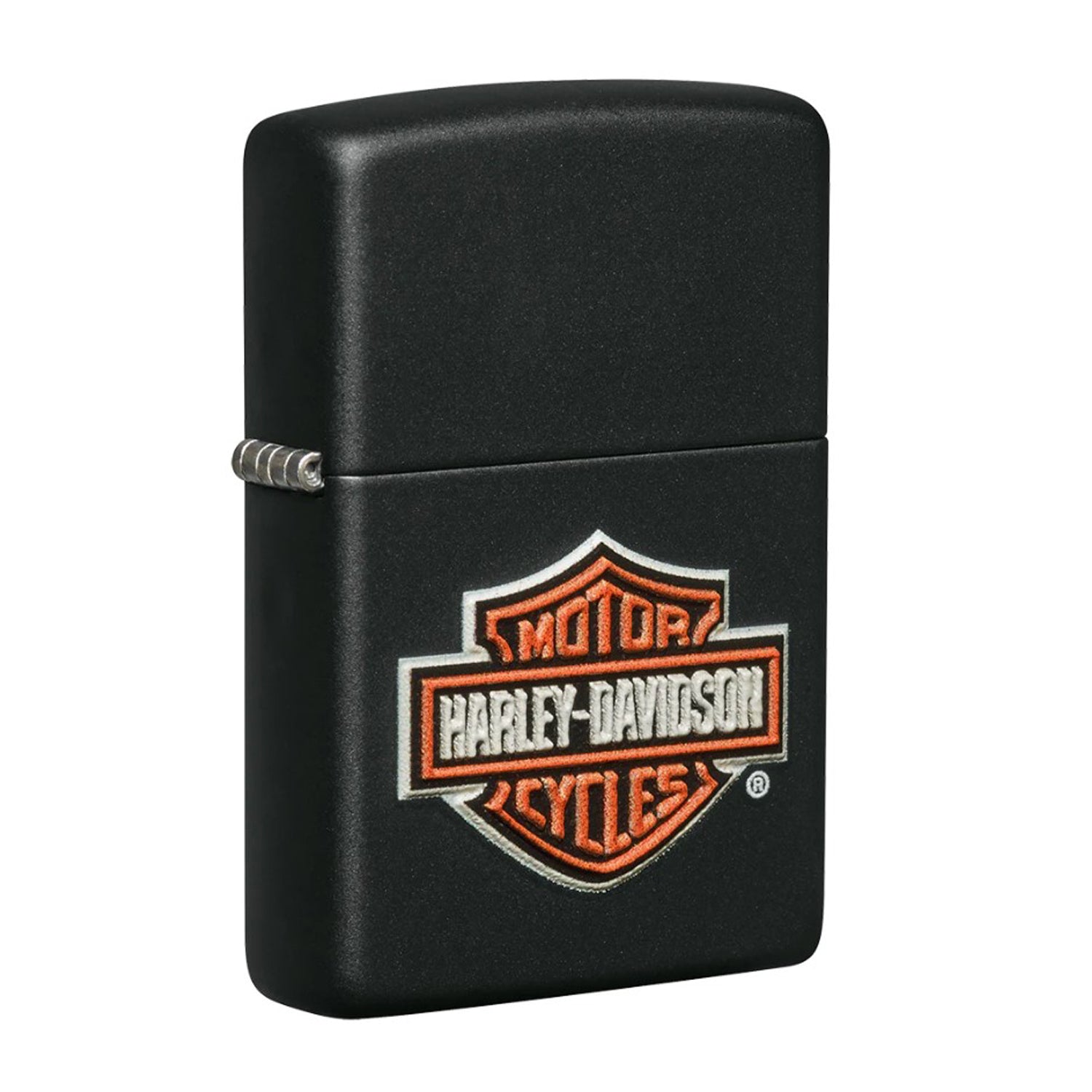 Zippo Harley-Davidson Matt Black Texture Print