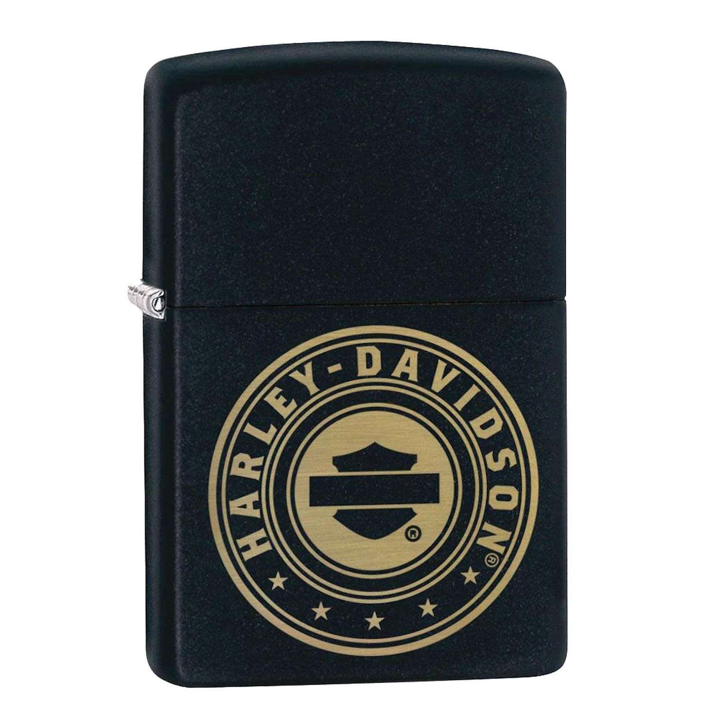 Zippo Harley-Davidson Matt Black Logo