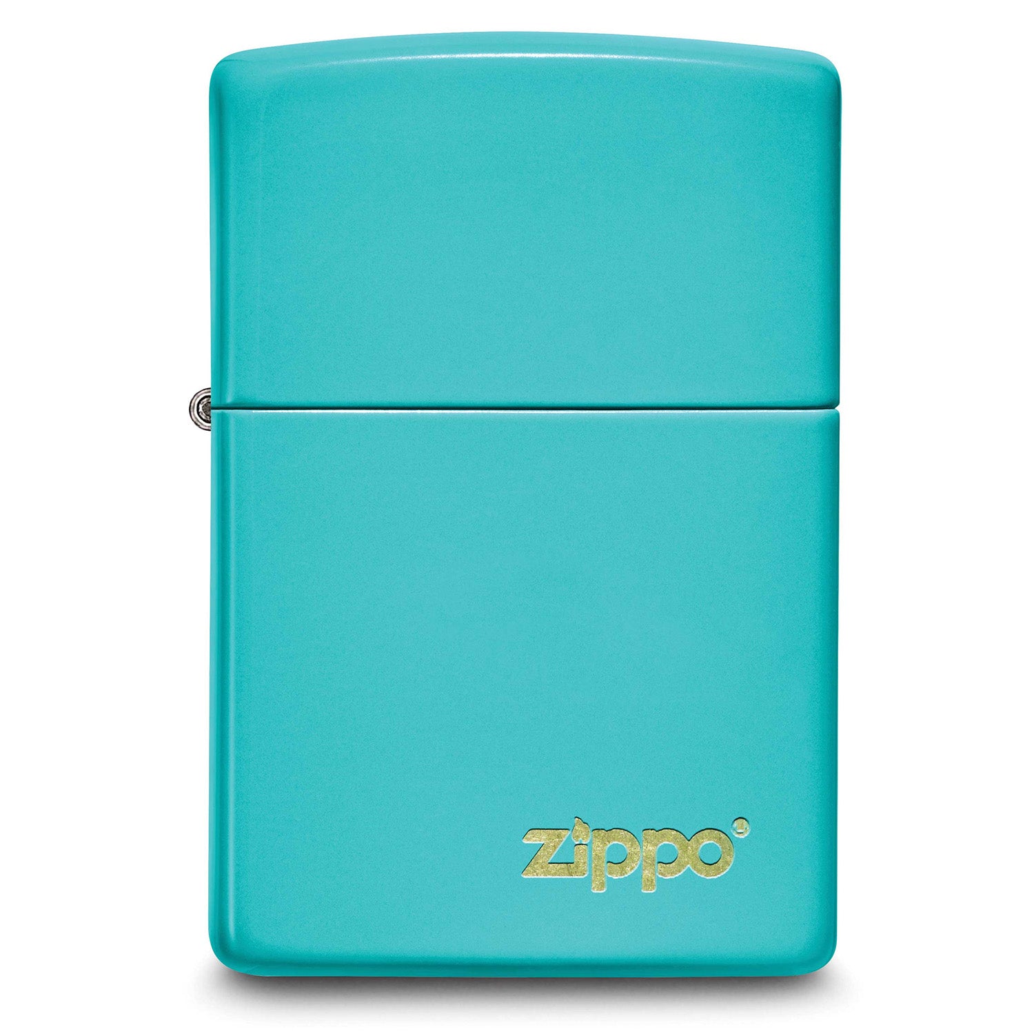 Zippo Lighter Founder Set Flat Turquoise Laser Engraved