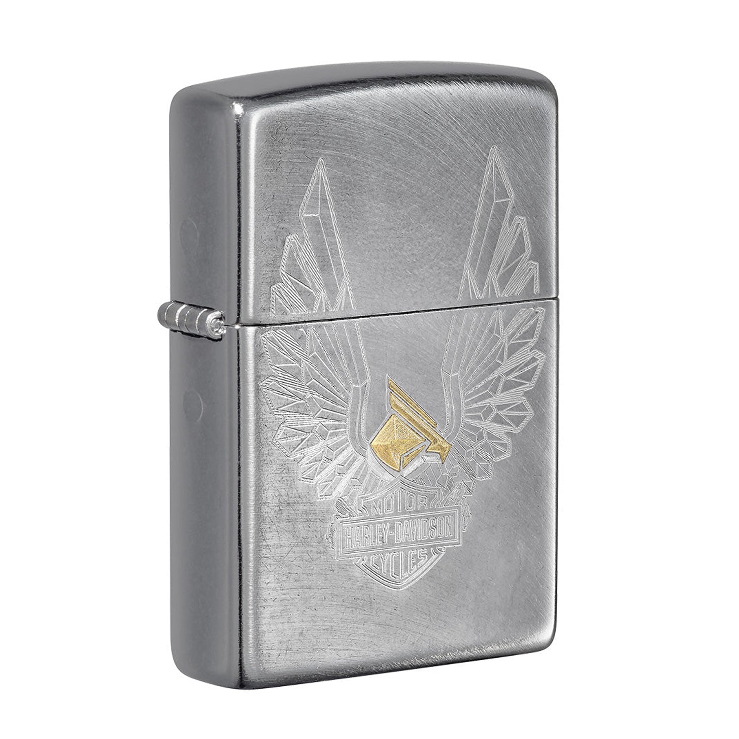 Zippo Harley-Davidson Chrome Arch Auto Engrave