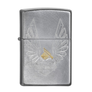Zippo Harley-Davidson Chrome Arch Auto Engrave