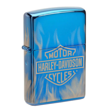 Zippo Harley-Davidson High Polish Blue Flame