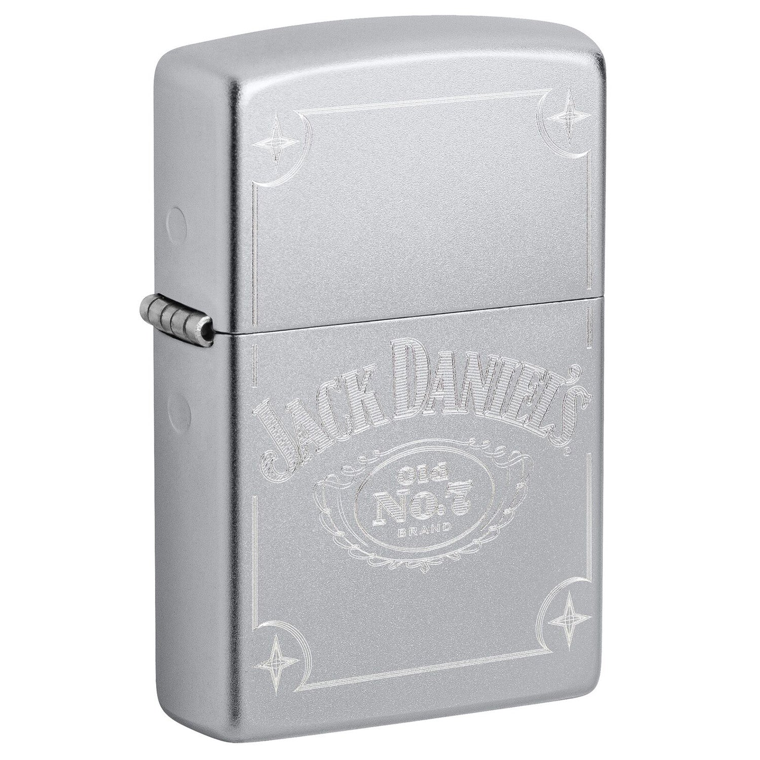 Zippo Jack Daniel's Satin Chrome Lighter