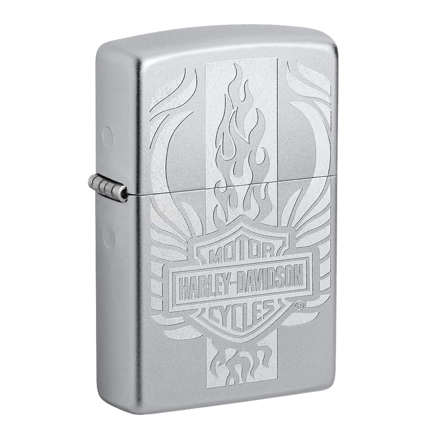 Zippo Harley-Davidson Chrome Flame Wings