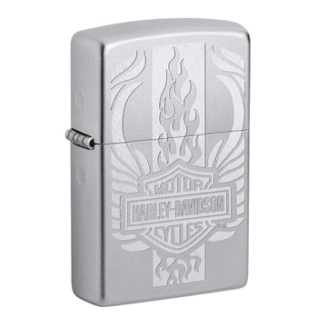 Zippo Harley-Davidson Chrome Flame Wings