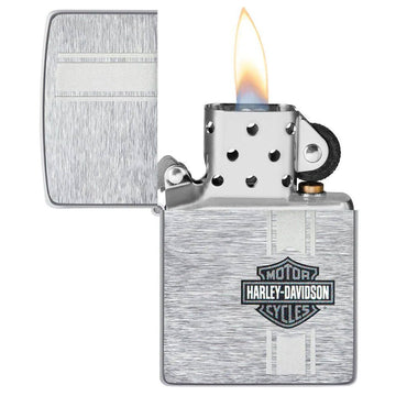 Zippo Harley Davidson Brushed Chrome Lighter
