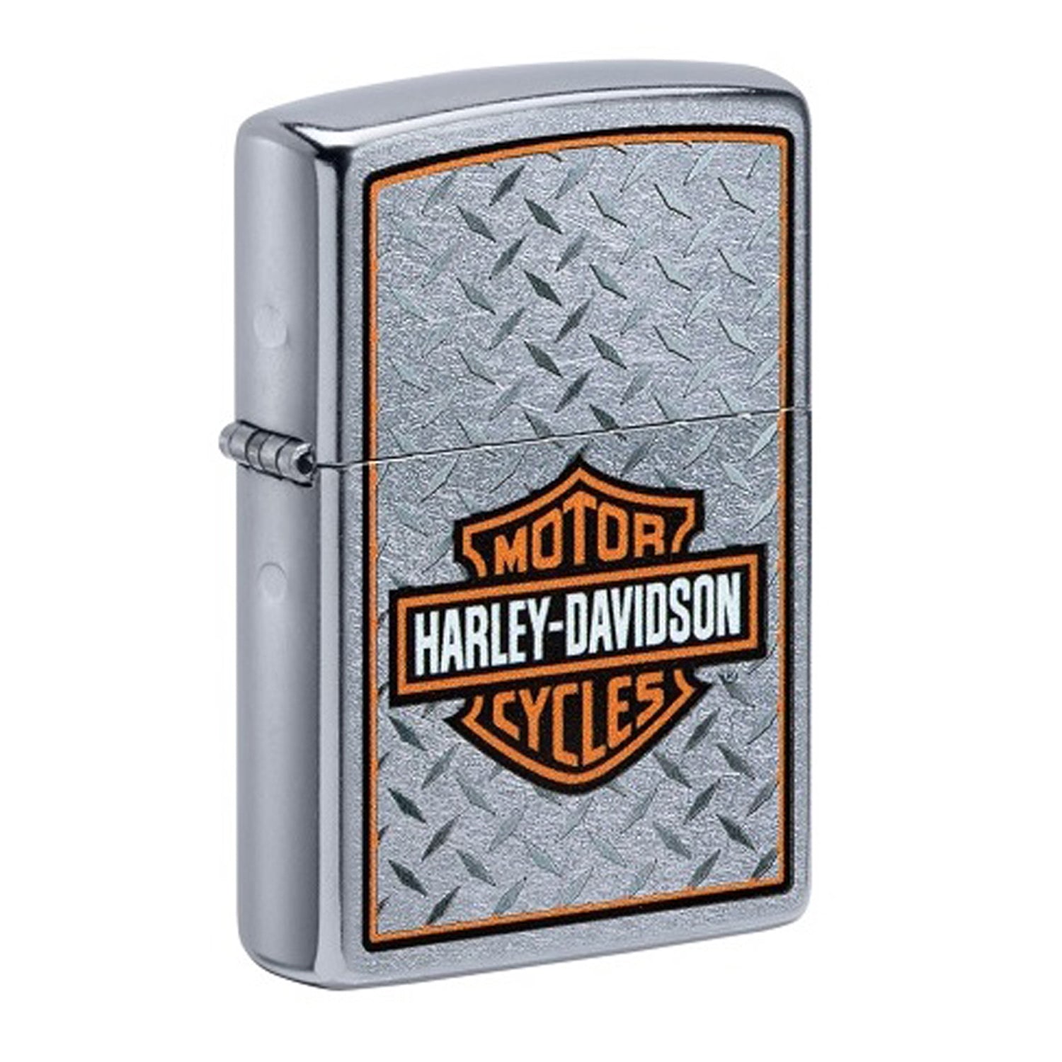 Zippo Harley-Davidson Silver Checker Plate