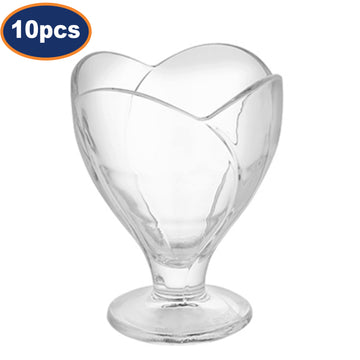 10Pcs Crocus 260ml Sundae Glass Bowls