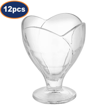 12Pcs Crocus 260ml Sundae Glass Bowls