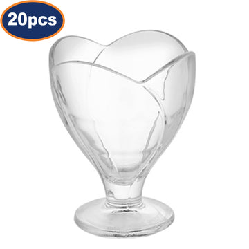 20Pcs Crocus 260ml Sundae Glass Bowls