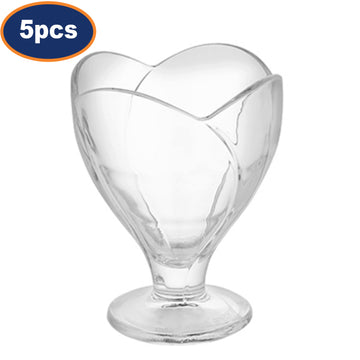 5Pcs Crocus 260ml Sundae Glass Bowls