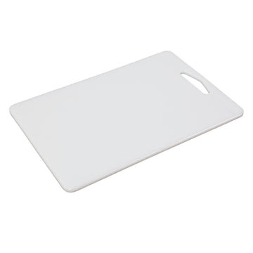 White Rectangle LDPE Non-Toxic Cutting Board With Handle