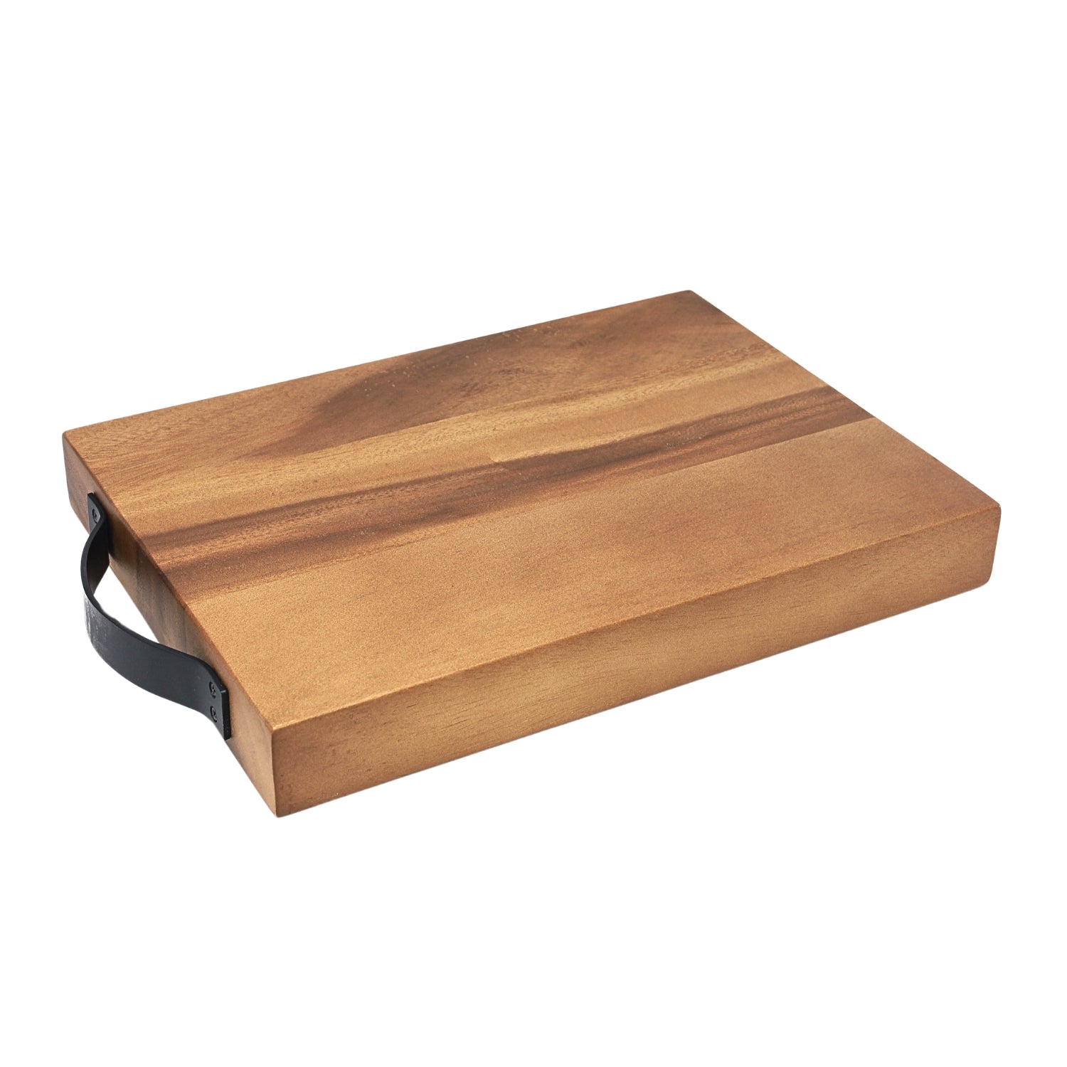 25x35cm Acacia Wood Block Presentation Cutting Board With Handle