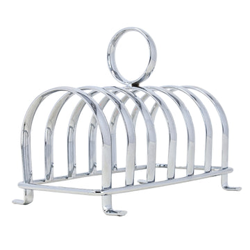 7 Slots Chrome Plated Toast Rack Holder Serving Stand