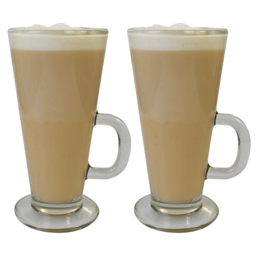 2Pcs 250ml Coffee Latte Glass