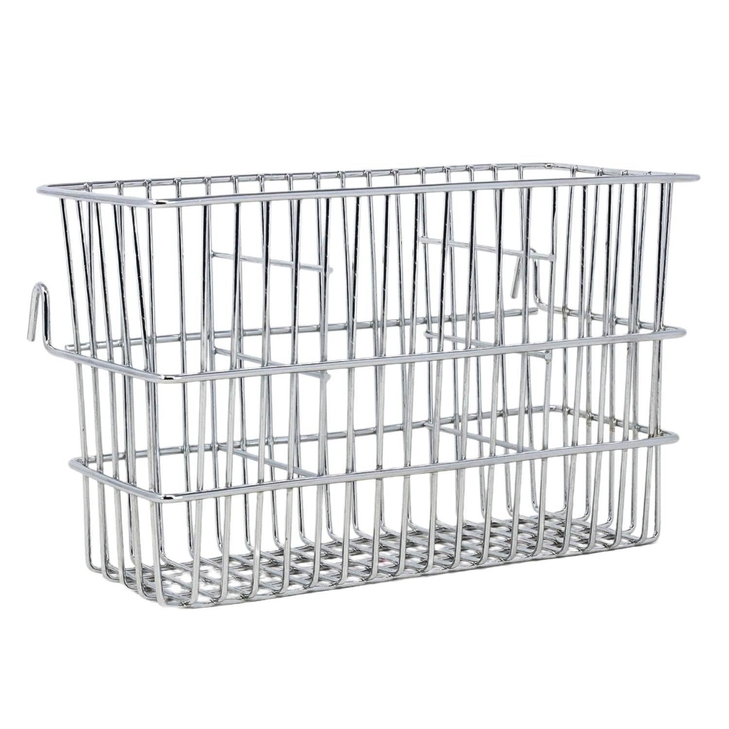 Chrome Metal Hanging Cutlery Drainer Holder