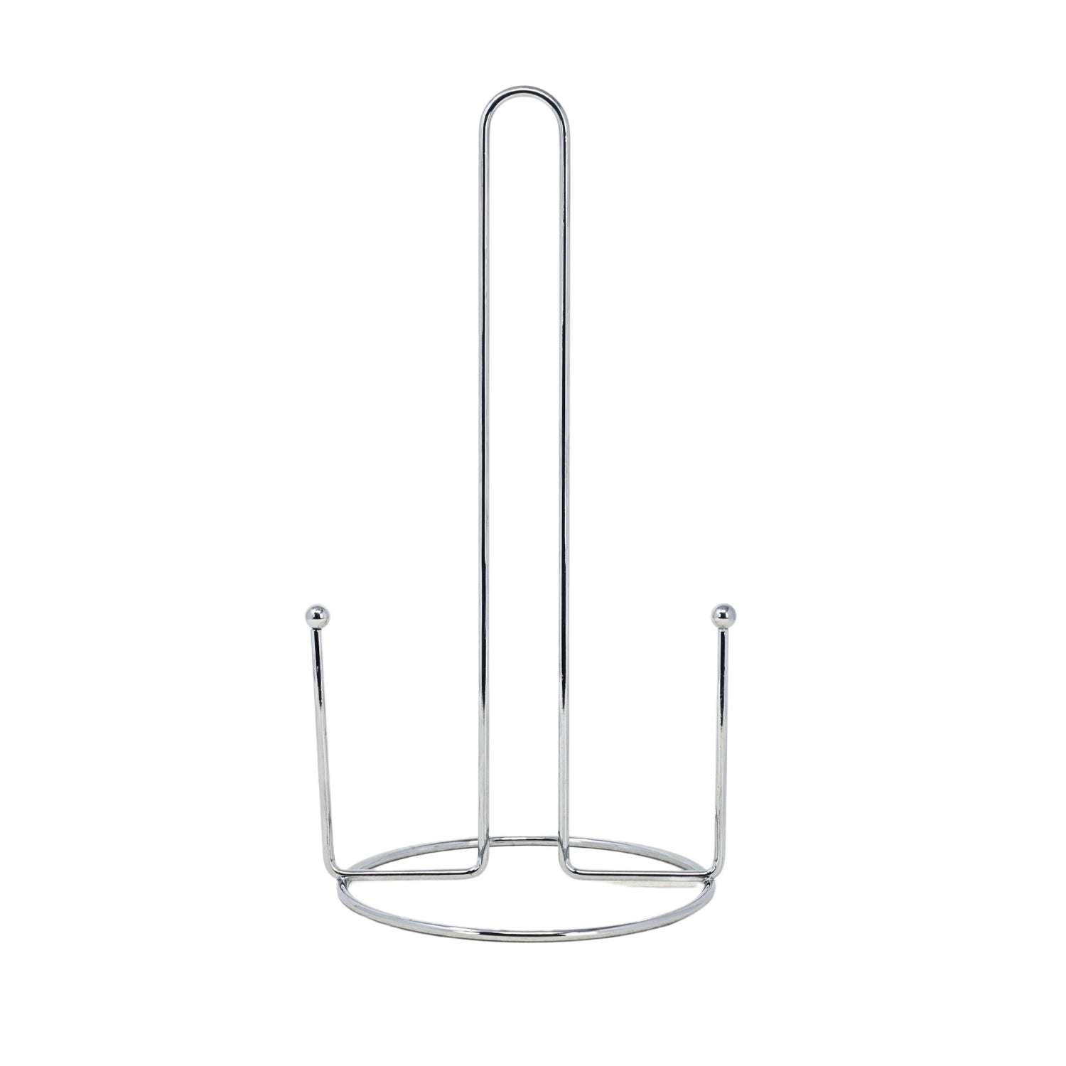 Roma Chrome Wire Free Standing Paper Towel Holder