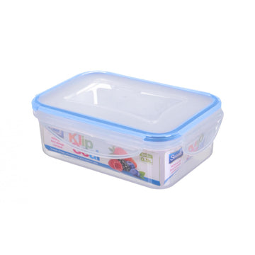 Food Storage Container 500ml Plastic Leakproof Clip Lock BPA Free Lunch Box