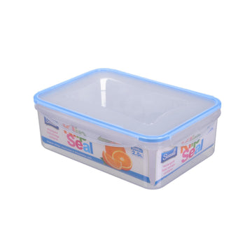 2.5L BPA Free Clip Lock Lid  Rectangular Food Storage Container