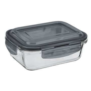 1100ml Glass Clip Lock Food Storage Container