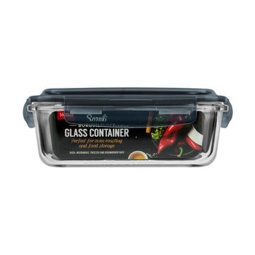 1.6L Glass Clip Lock Container by Sozali