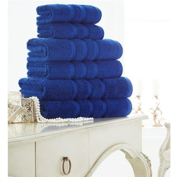 100% Cotton Zero Twist Bath Towel - Electric Blue - Bonnypack