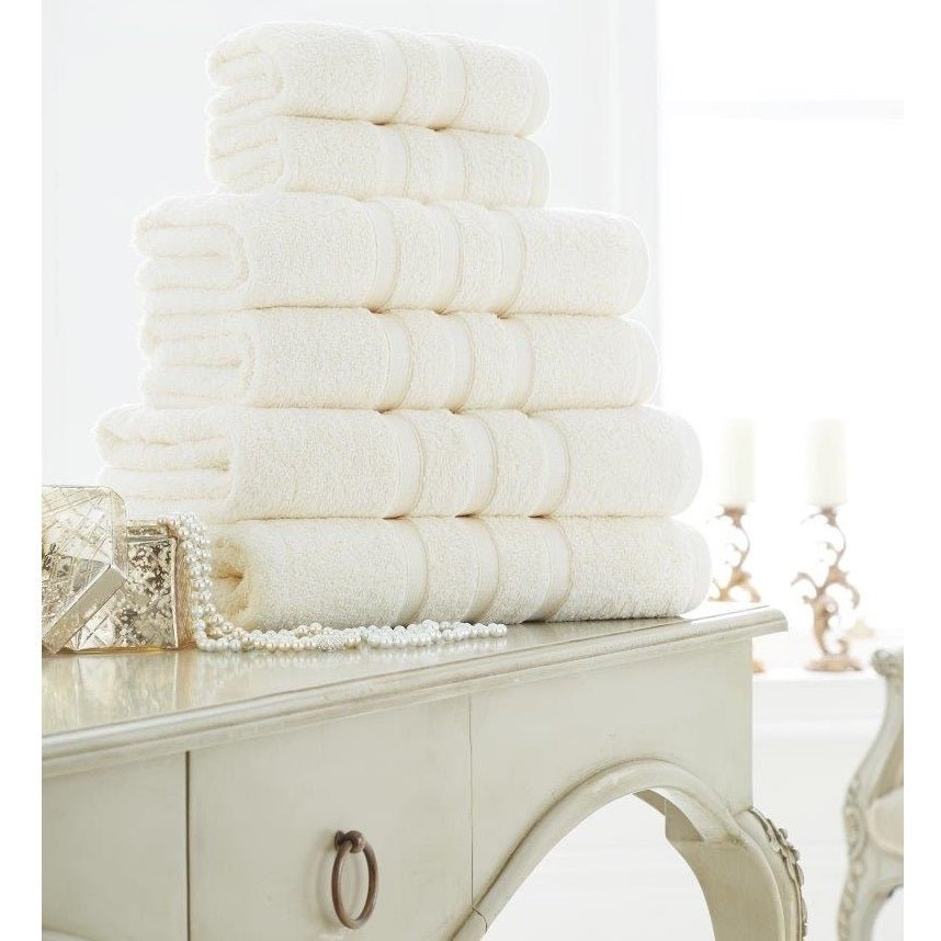 100% Cotton Zero Twist Hand Towel - Cream - Bonnypack