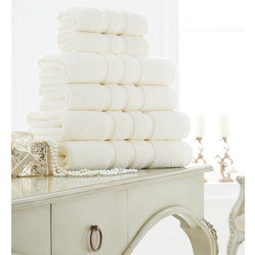 100% Cotton Zero Twist Hand Towel - Cream
