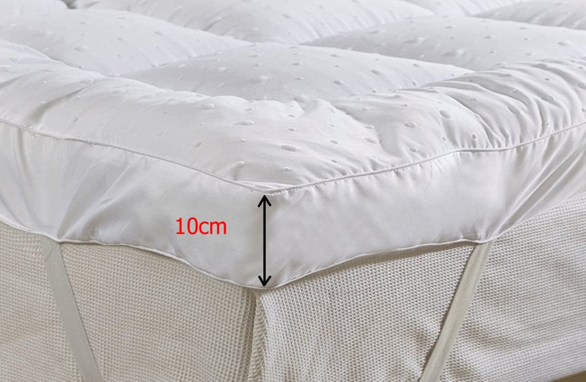 10cm Extra Deep 3D Microfibre King Mattress Topper - Bonnypack