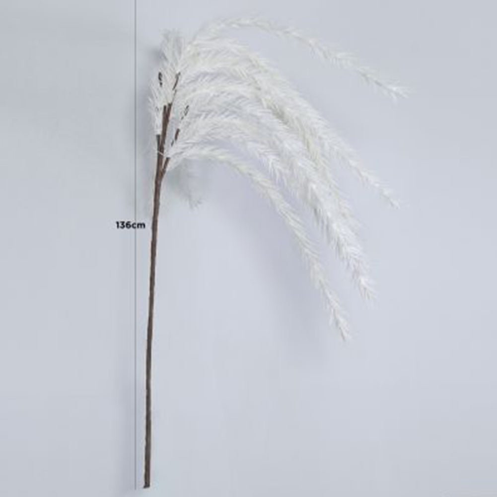 130cm Foam Fish Tail Fern Spray White - Bonnypack