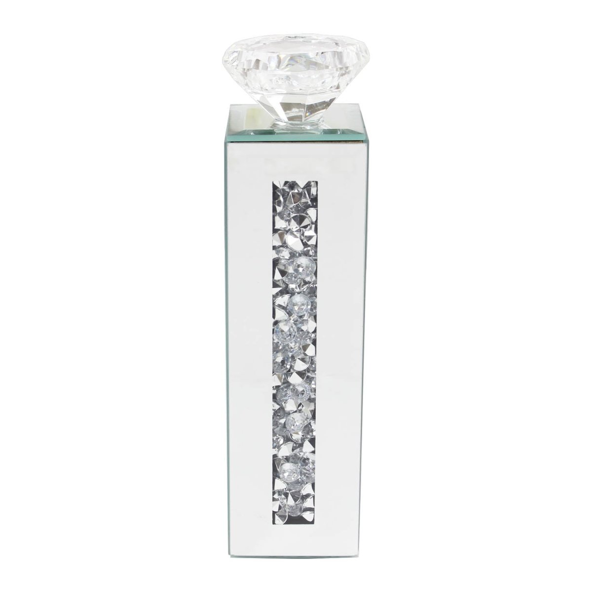 23cm Mirror Glass Candle Holder Home Decor - Bonnypack