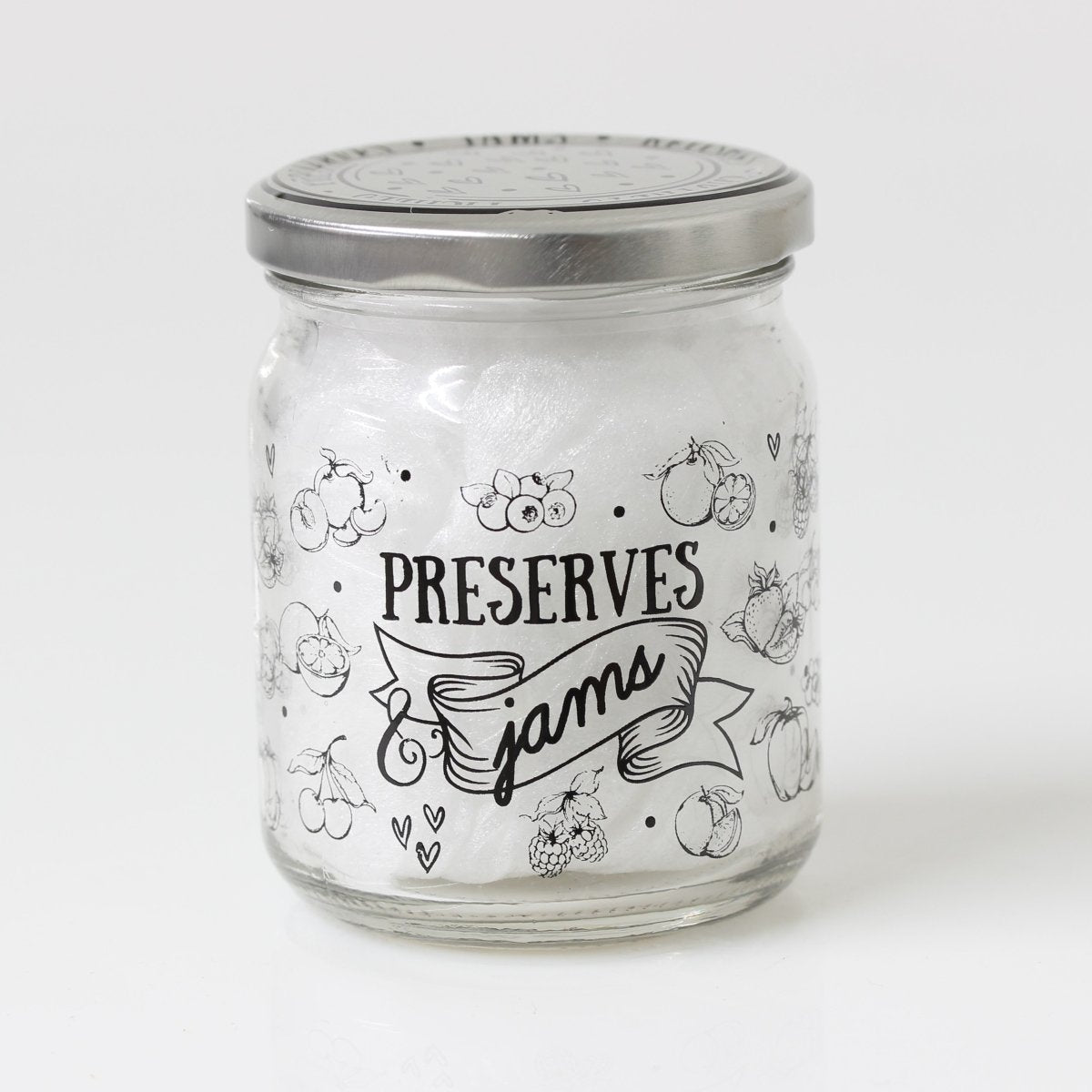 250ml Glass Jam Preserving Storage Jar w/ Quotes - Bonnypack