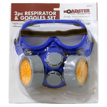 2pc Respirator & Goggles Set - Bonnypack