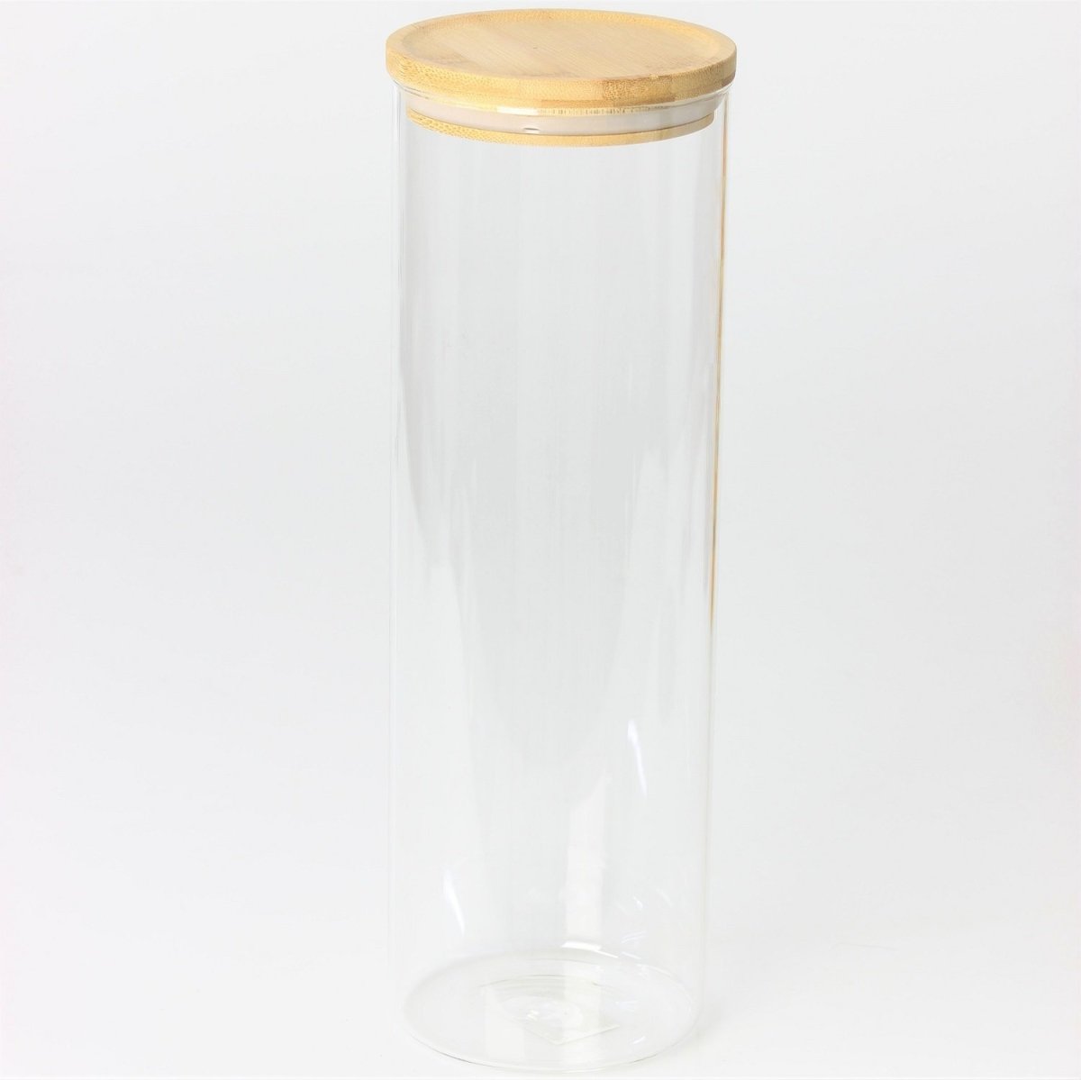 2pcs 1.75 Litre Glass Storage Jar w/ Airtight Lid - Bonnypack