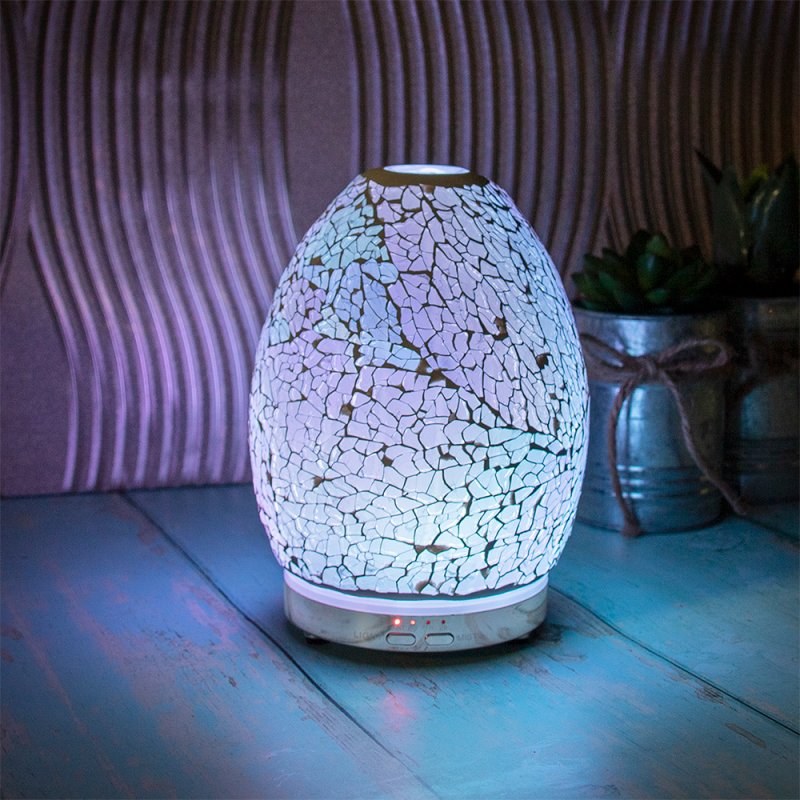 Egg Shaped Humidifier Pearl Mosaic Lamp Design - Bonnypack