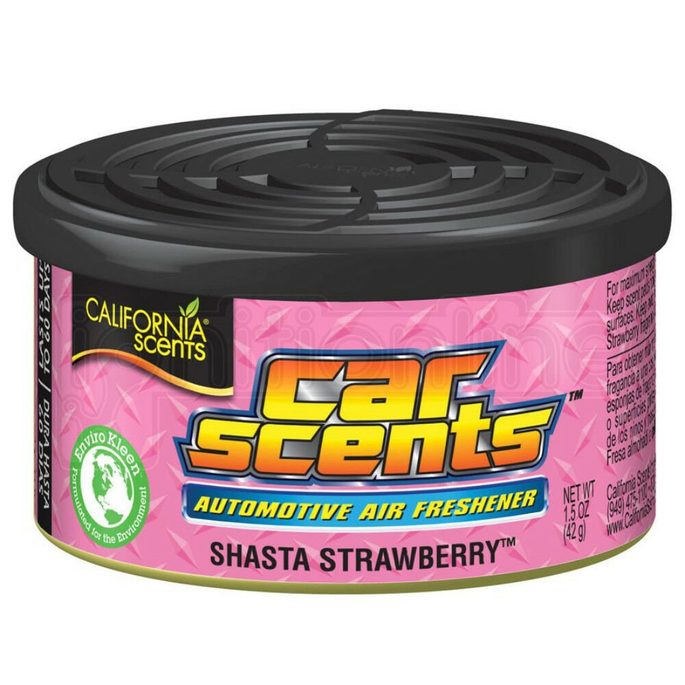 6 PCS California Car Scents Shasta Strawberry Air Freshener - Bonnypack