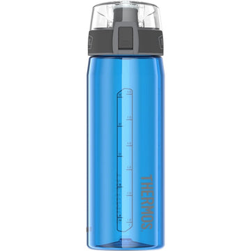 710ml Drinking Water Hydration Blue Drink Bottle Push Lid